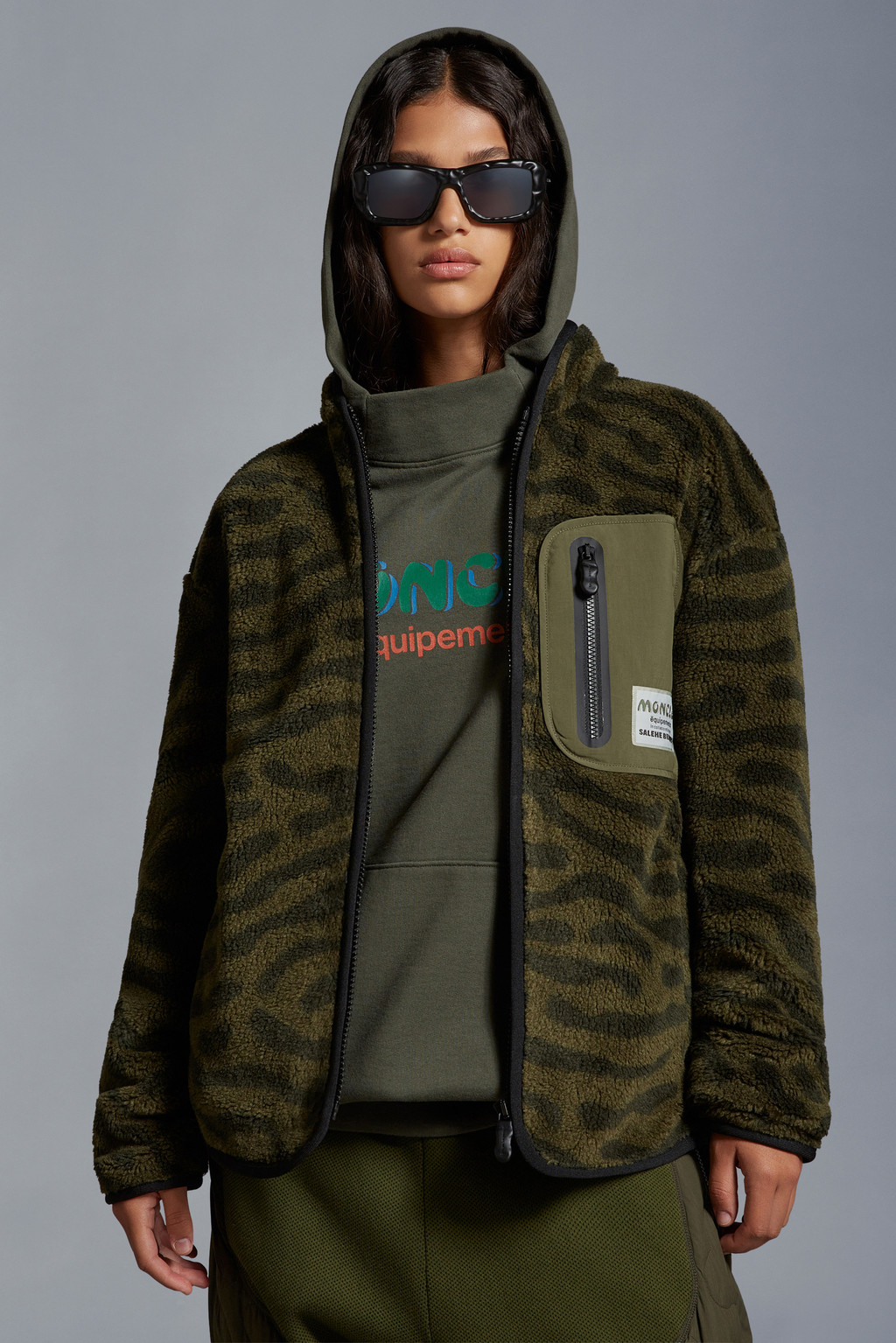 Teddy Zip-Up Sweatshirt