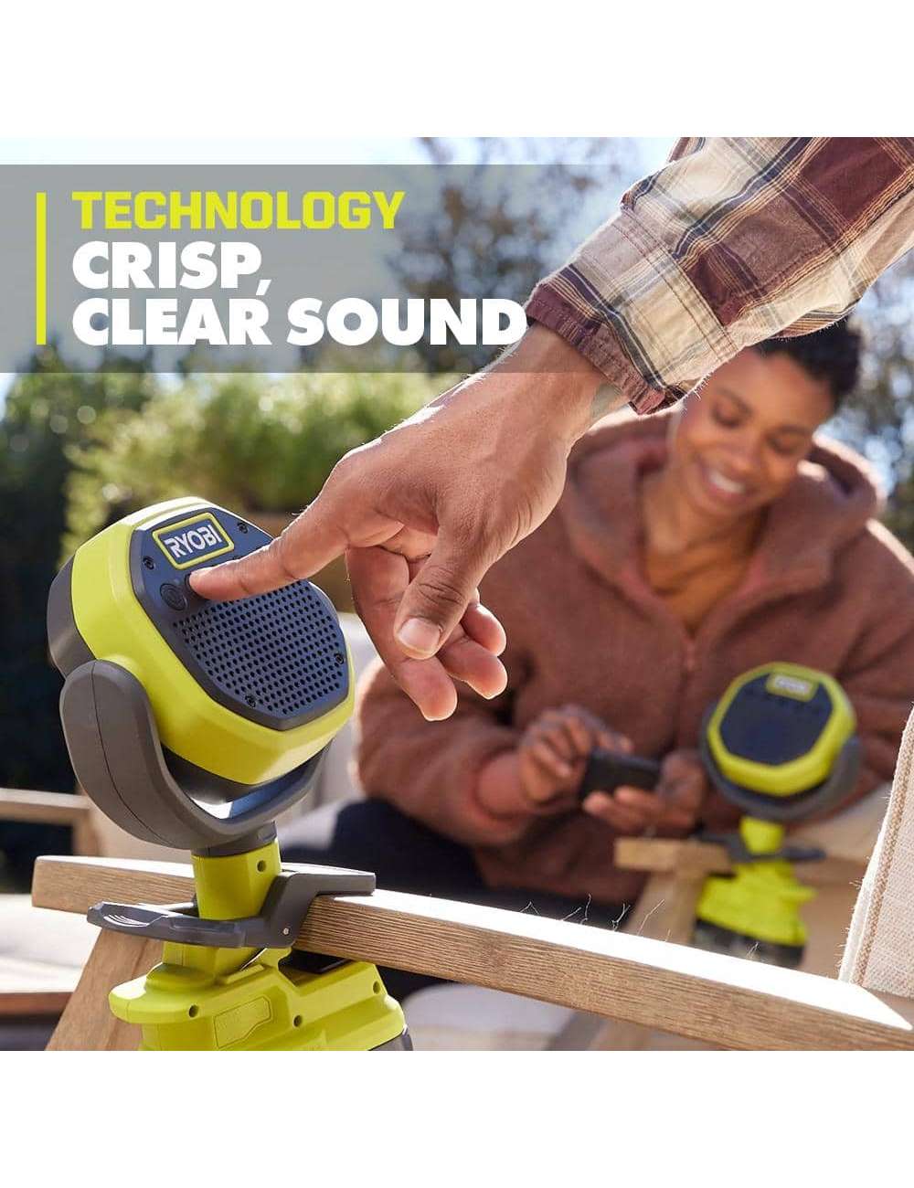 ONE+ 18V Cordless VERSE Clamp Speaker (Tool Only)