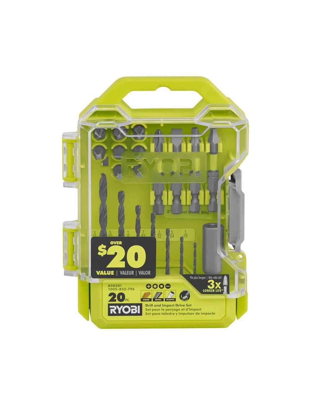 Drill and Impact Drive Kit (20-Piece)