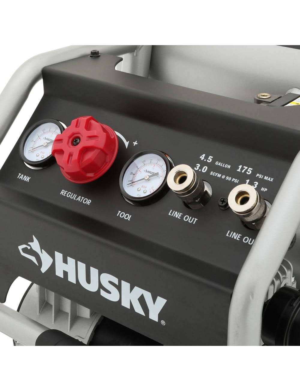 4.5 Gal. Portable Electric-Powered Silent Air Compressor