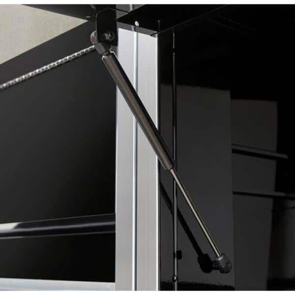 72 in. W Professional Duty Tool Workbench Top Locker in. Black