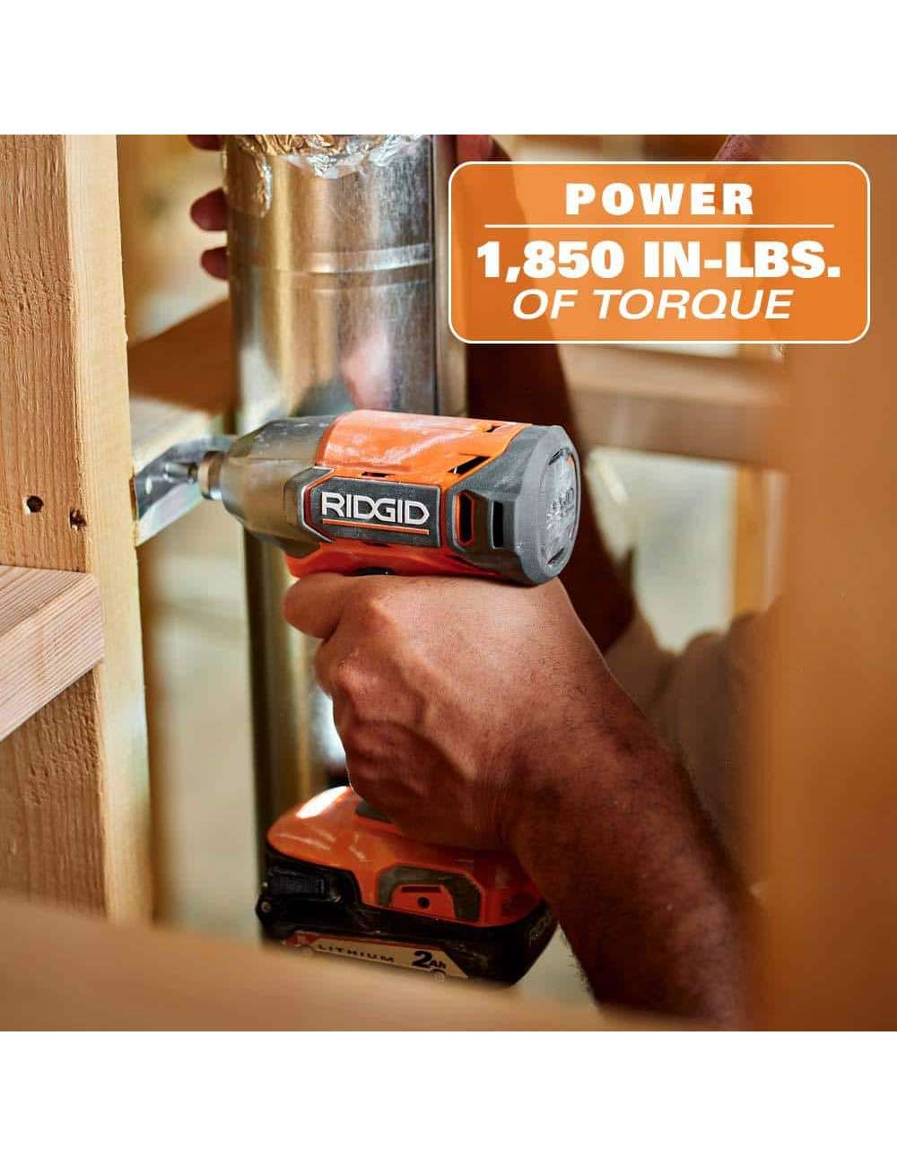18V Cordless 2-Tool Combo Kit with Drill/Driver, Impact Driver, (2) 2.0 Ah Batteries, and Charger