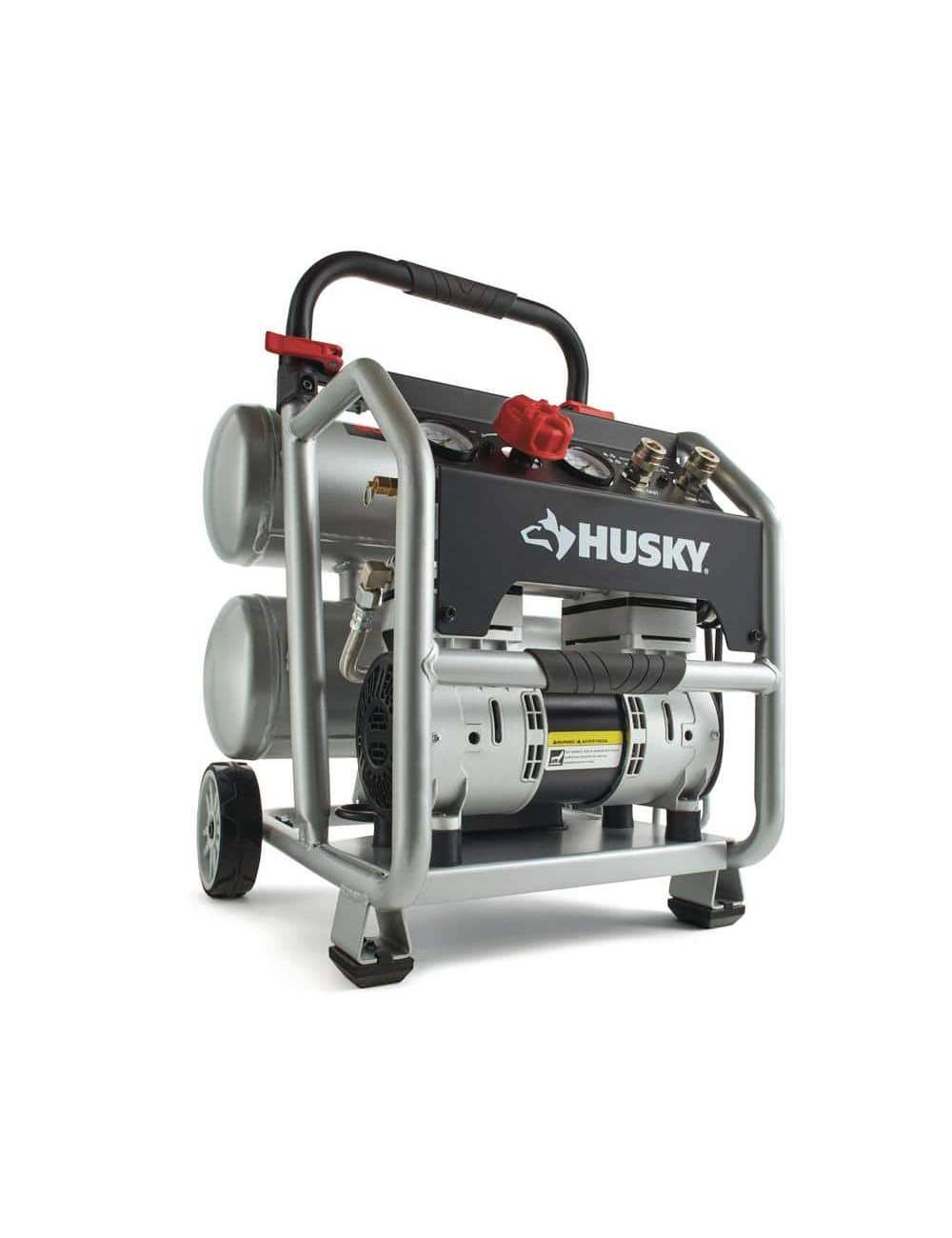 4.5 Gal. Portable Electric-Powered Silent Air Compressor