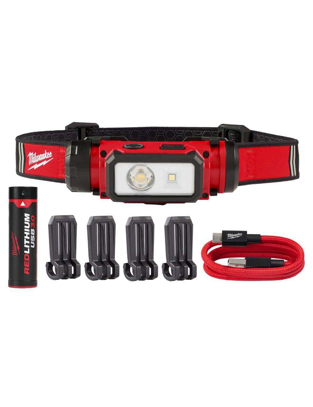 600 Lumens LED REDLITHIUM Hard Hat Headlamp