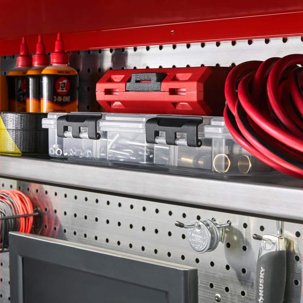 72 in. W x 24 6 in. D Professional Duty 20 Drawer Mobile Workbench Tool Storage Combo with Top Tool Chest Hutch in. Red
