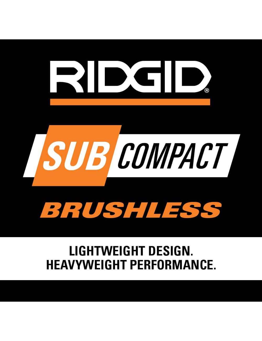 18V SubCompact Brushless Cordless 1/2 in. Drill/Driver Kit with (2) 2.0 Ah Batteries, Charger, and Tool Bag