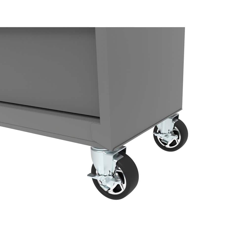 27 in. 11 Drawer Tool Chest and Cabinet Combo in. Glossy Gray