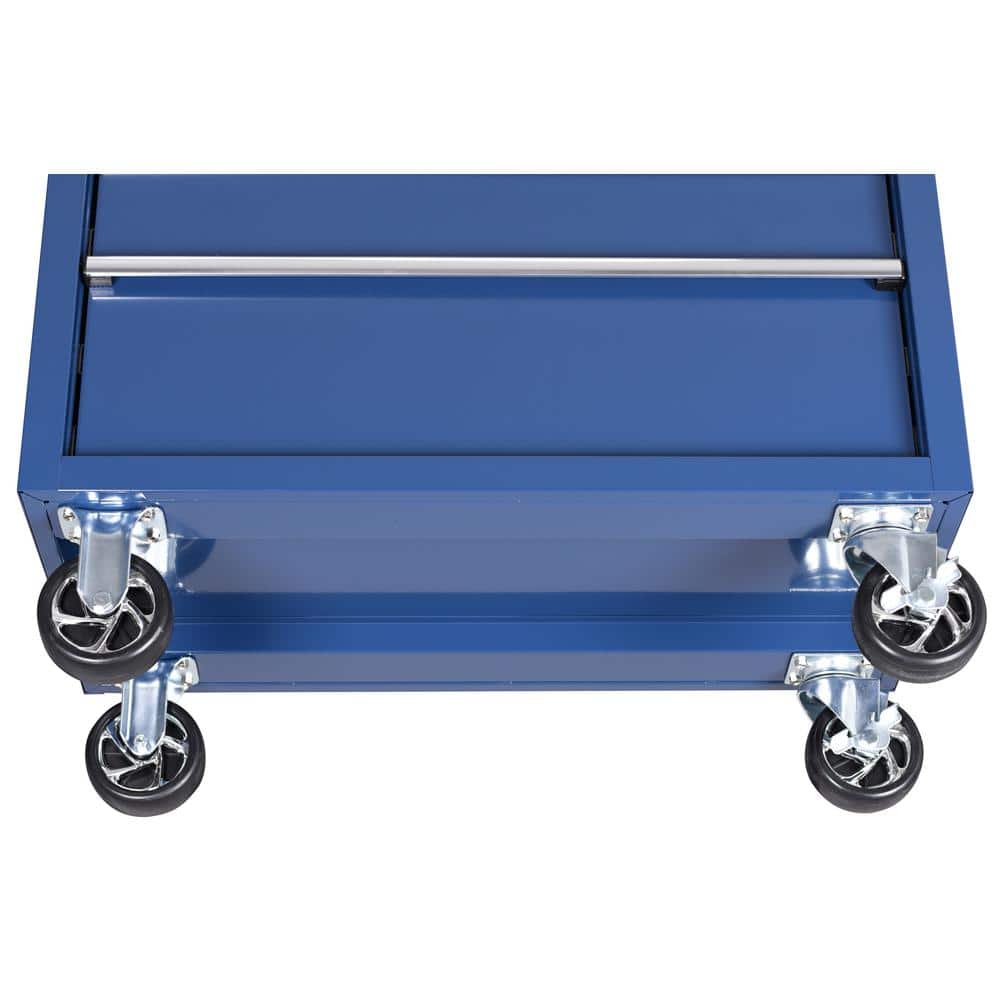 36 in. 12 Drawer Blue Tool Chest Combo