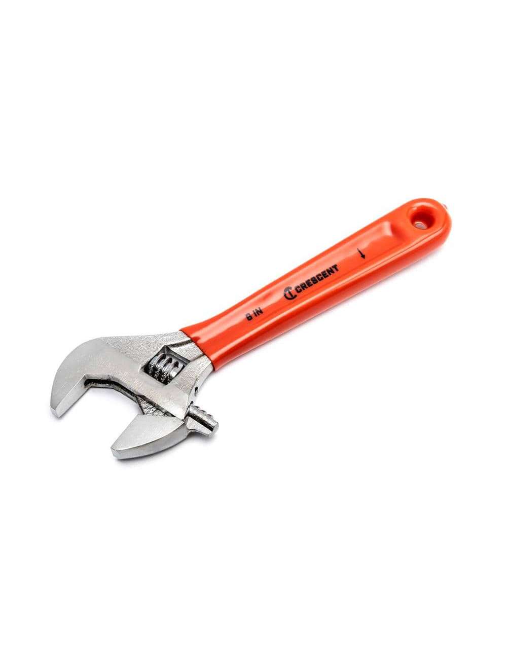 6 in. and 10 in. Chrome Cushion Grip Adjustable Wrench Set (2-Piece)