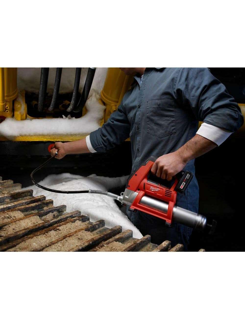 M12 12V Lithium-Ion Cordless Grease Gun (Tool-Only)