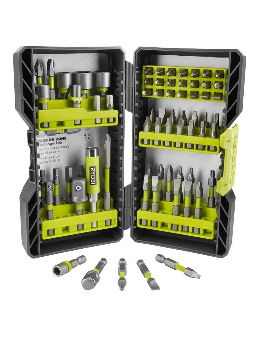 Bi-Metal Impact Rated Screwdriver Drill Bit Kit (70-Piece)
