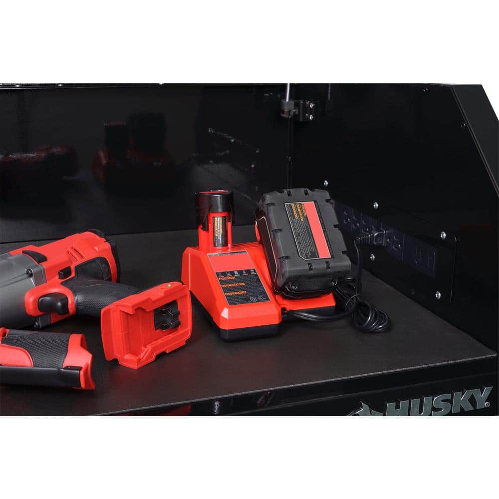 41 in. W x 24 5 in. D Standard Duty 16 Drawer Combination Rolling Tool Chest and Top Tool Cabinet Set in. Gloss Black