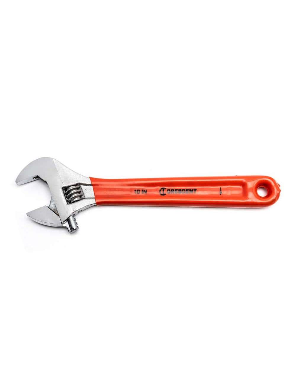6 in. and 10 in. Chrome Cushion Grip Adjustable Wrench Set (2-Piece)