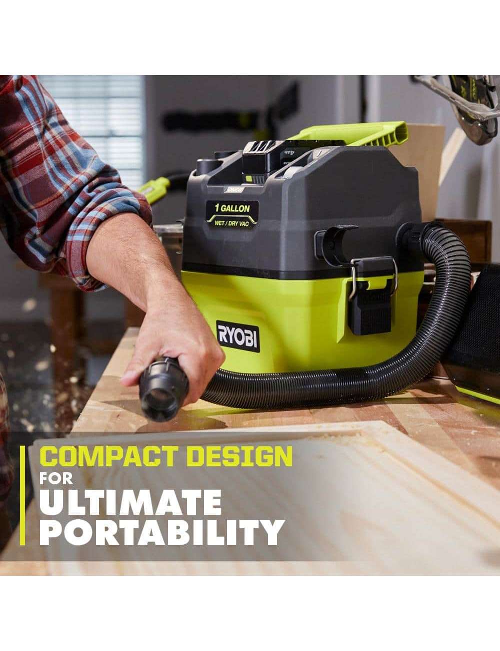 ONE+ 18V Cordless 1 Gal. Wet/Dry Vacuum (Tool Only)