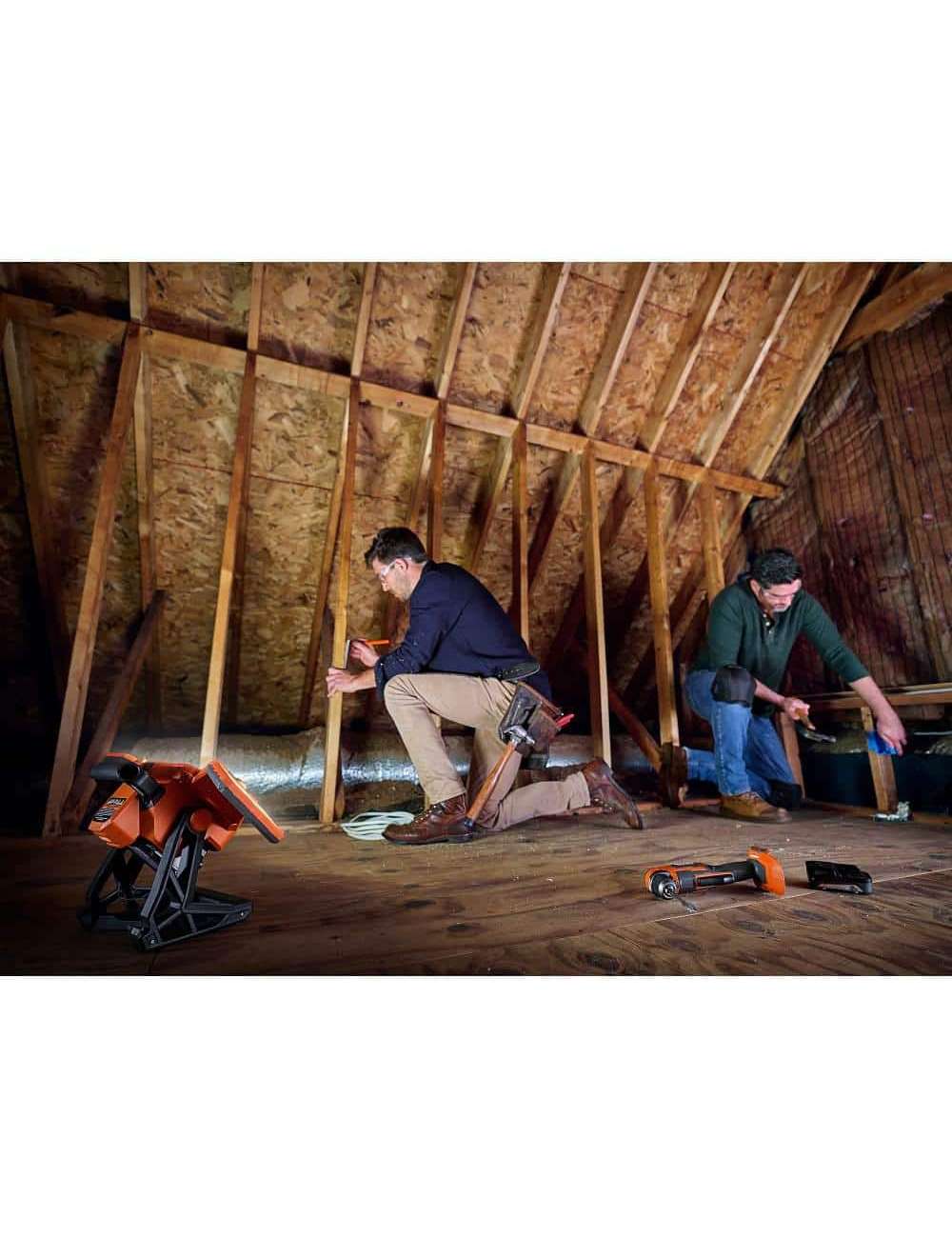 18V Hybrid Panel Light Kit with 4.0Ah Battery and Charger