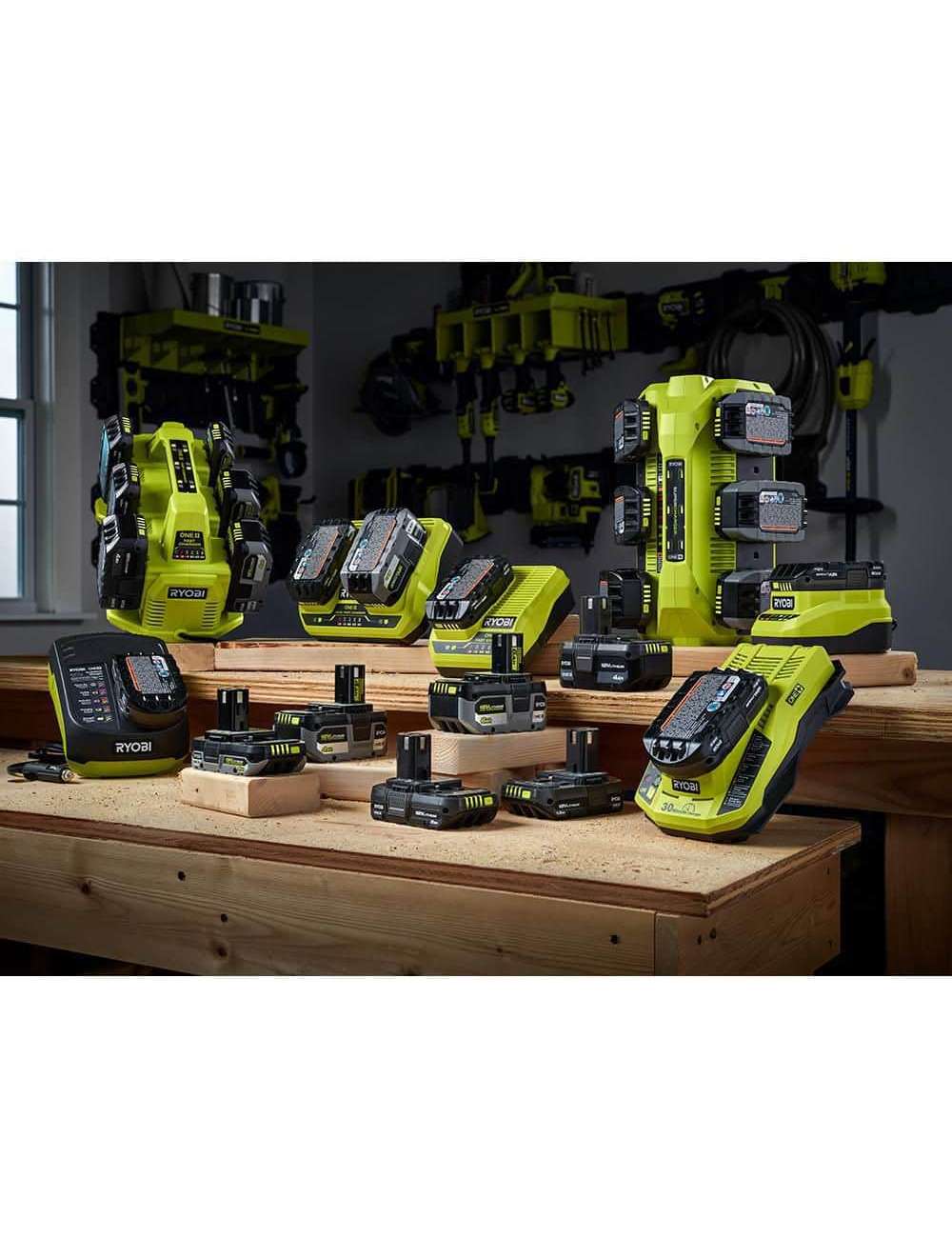 ONE+ 18V (6) 1.5 Ah Batteries with Dual-Port Charger Starter Kit