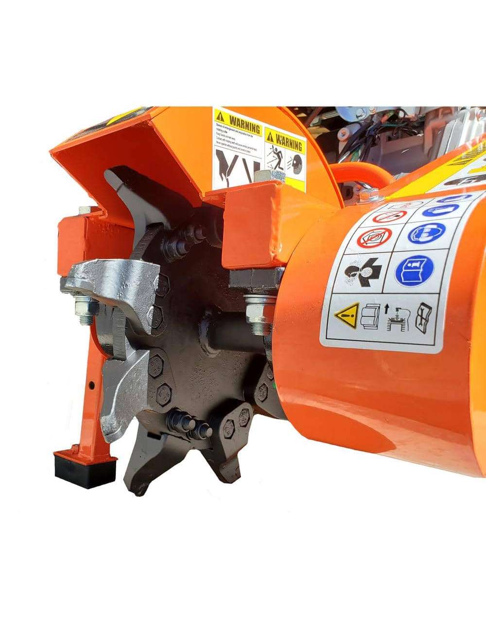 12 in. 14 HP Gas Powered Certified Commercial Stump Grinder with 9 High Speed HPDC Machined Carbide Cutters