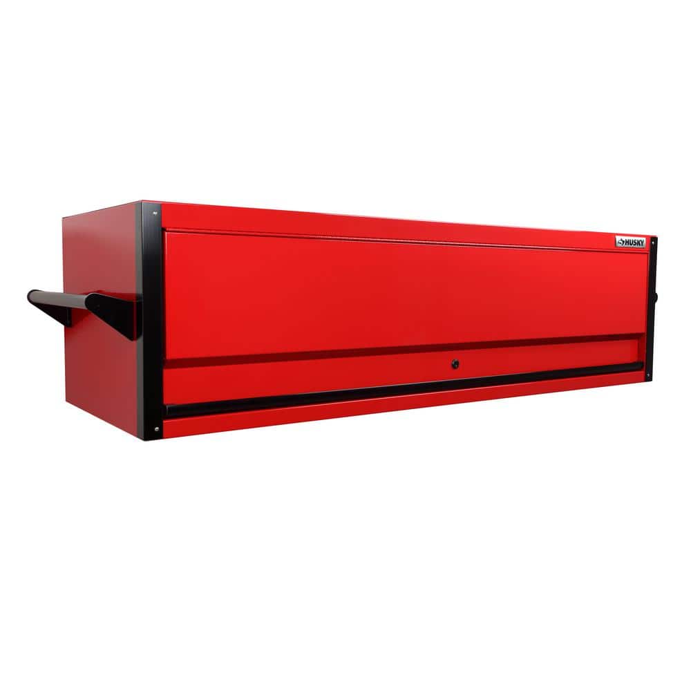 72 in. W x 24 5 in. D Professional Duty 20 Drawer Mobile Workbench Combo with Top Hutch and Top Locker in. Gloss Red