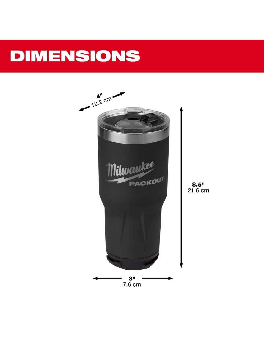 PACKOUT Black 30 oz. Tumbler