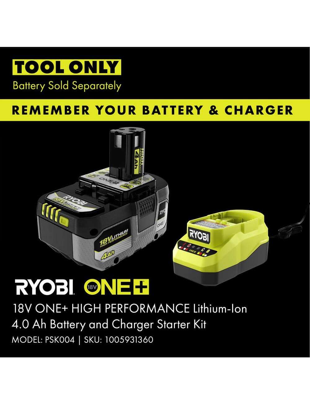 ONE+ 18V Cordless 1 Gal. Wet/Dry Vacuum (Tool Only)