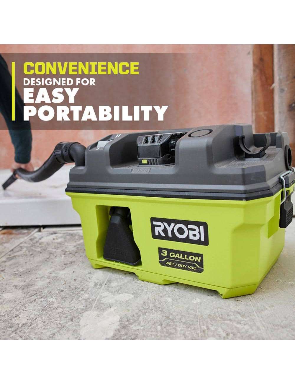 ONE+ 18V LINK Cordless 3 Gal. Wet/Dry Vacuum (Tool Only)