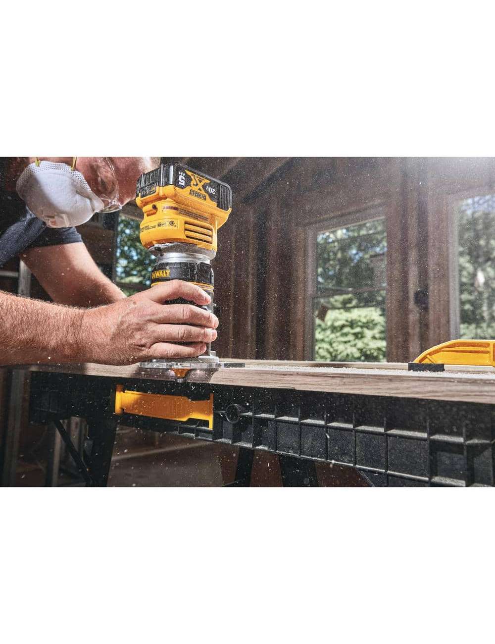 20V MAX XR Hammer Drill and ATOMIC Impact Driver Cordless Combo Kit (2-Tool) and Compact Router with (2) 4Ah Batteries