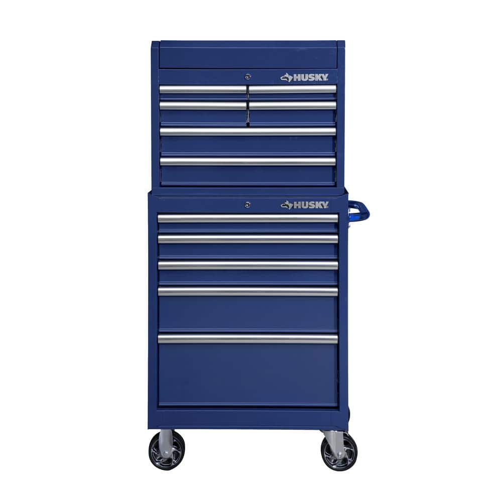 27 in. 11 Drawer Tool Chest and Cabinet Blue