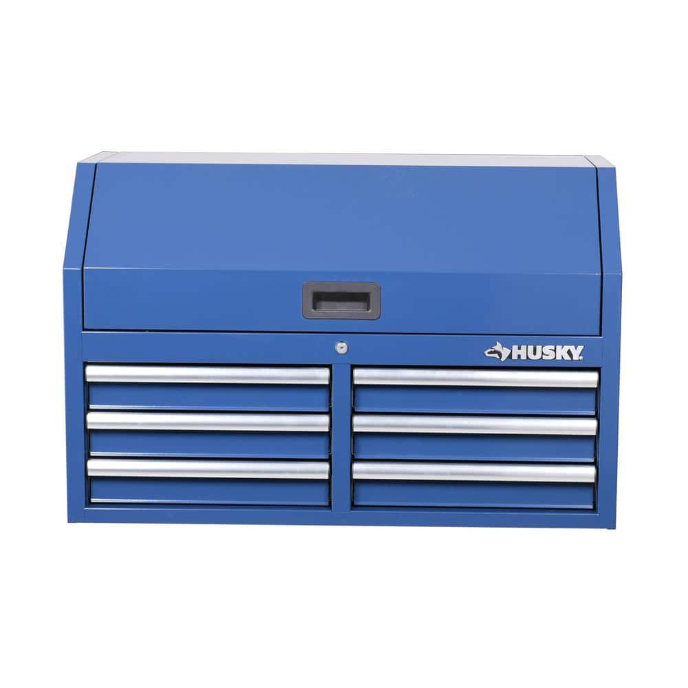 36 in. 6 Drawer Blue Top Tool Chest