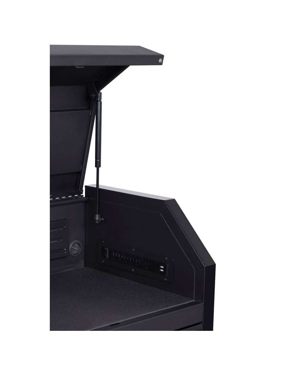 Heavy-Duty 52 in. 15-Drawer Matte Black Tool Chest Combo