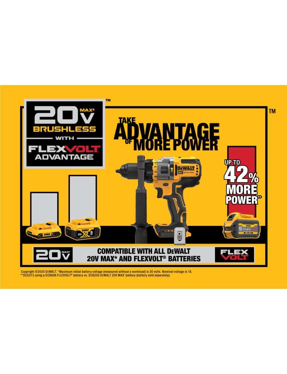 20V MAX Lithium-Ion Cordless 3-Tool Combo Kit with 5.0 Ah Battery and 1.7 Ah Battery