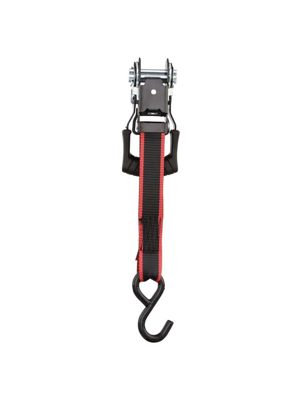 16 ft. 1.25 in. Ratchet Tie-Down Straps with S-Hook (4-Pack)