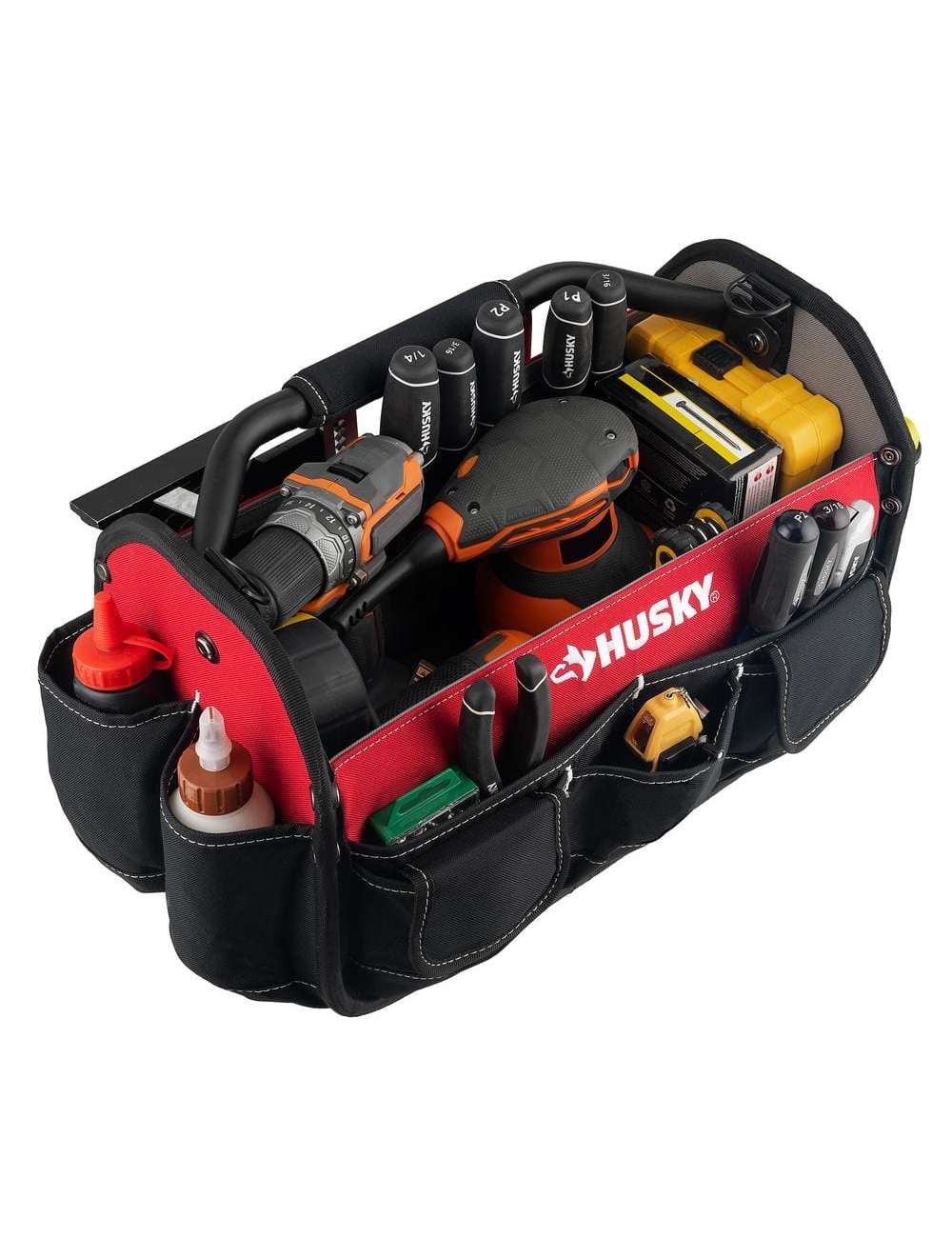 17 in. 18 Pocket Open Top Tool Bag