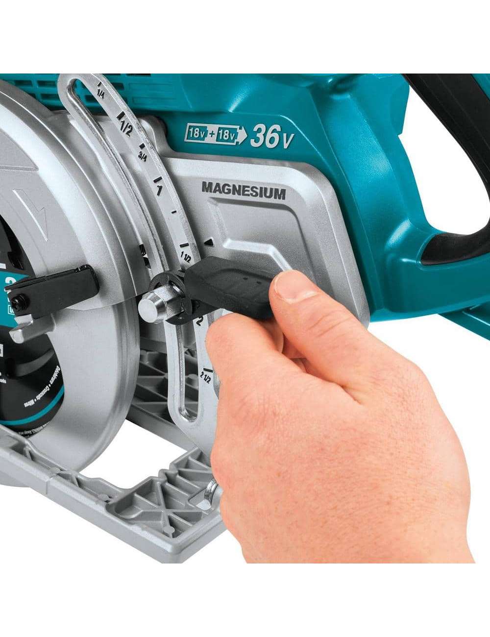 18V X2 LXT Lithium-Ion (36V) Brushless Cordless Rear Handle 7-1/4 in. Circular Saw w/BONUS 5.0Ah Battery 2 Pack