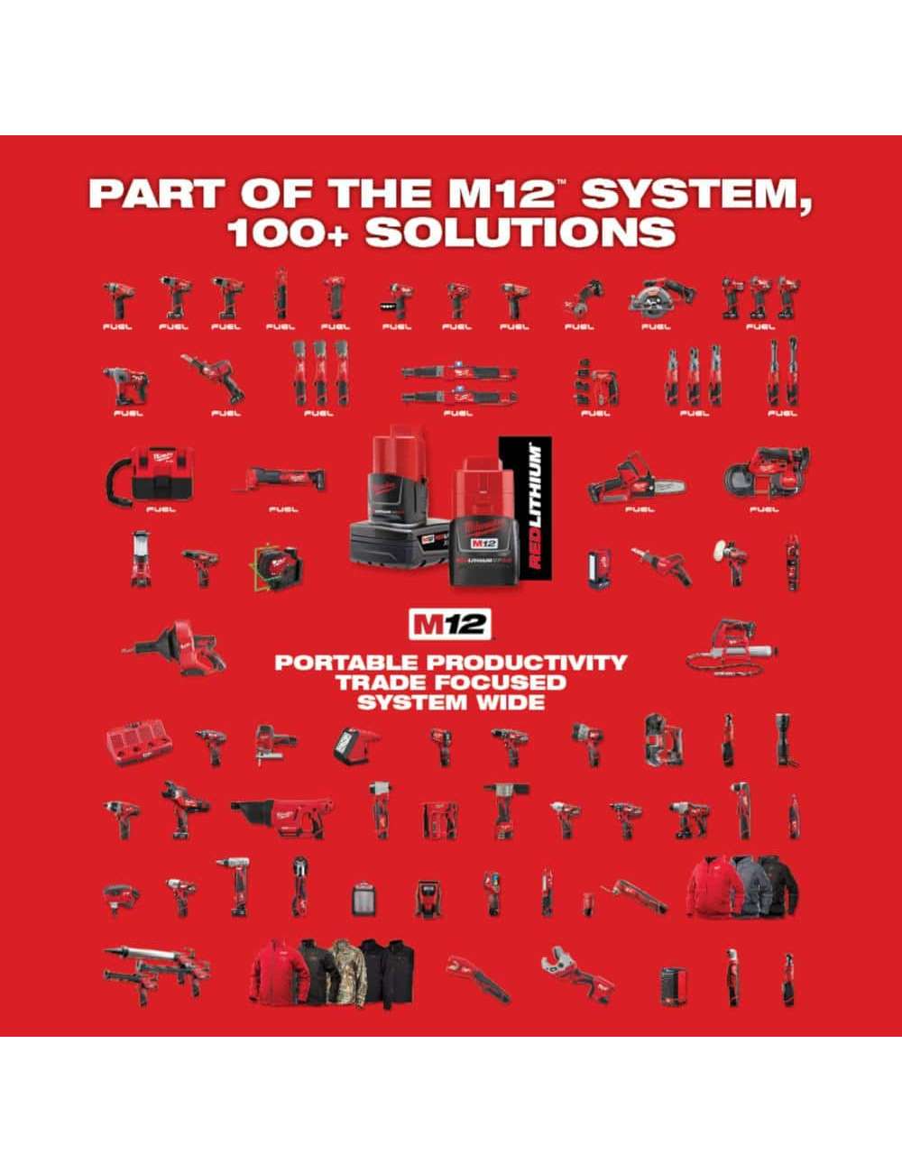 M12 FUEL 12-Volt Lithium-Ion Brushless Cordless Hammer Drill and Impact Driver Combo Kit w/M12 ROVER Service Light