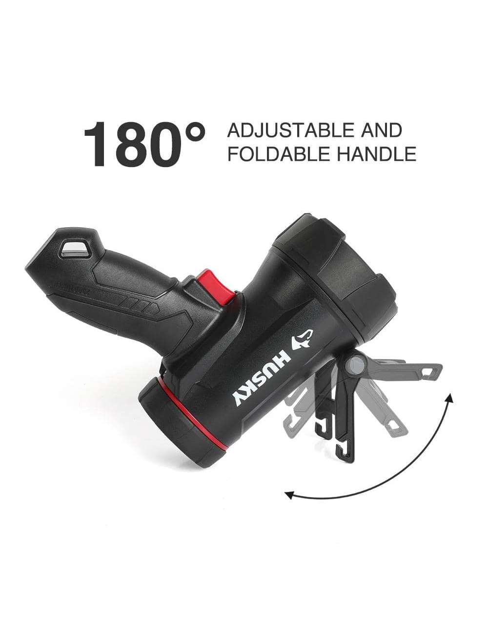 2500 Lumens Dual Power Floating Rechargeable Spotlight
