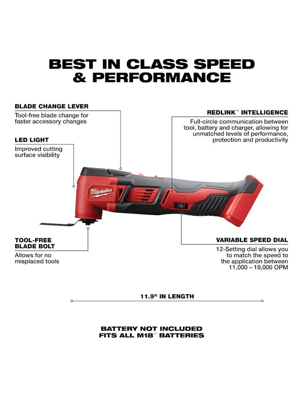 M18 18-Volt Lithium-Ion Cordless Oscillating Multi-Tool Kit