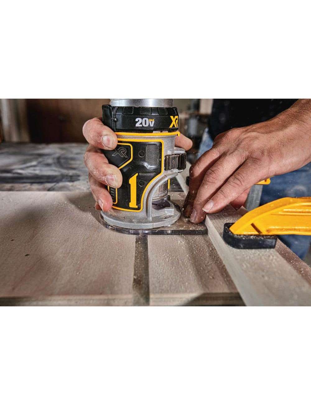 20V MAX XR Hammer Drill and ATOMIC Impact Driver Cordless Combo Kit (2-Tool) and Compact Router with (2) 4Ah Batteries