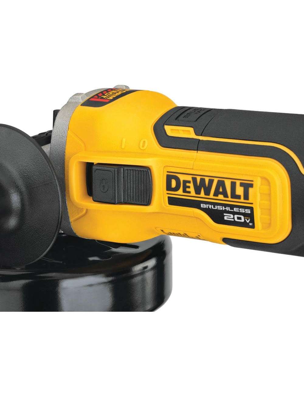 20V MAX XR Cordless Brushless 4.5 in. Slide Switch Small Angle Grinder with Kickback Brake (Tool Only)