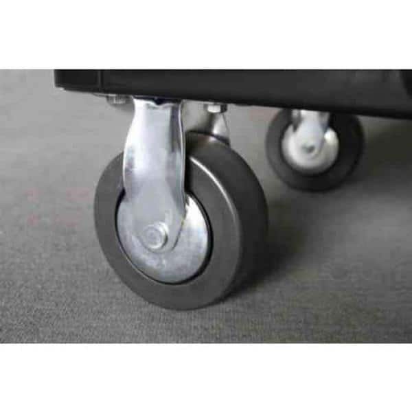 41 in. W x 24 5 in. D Standard Duty 16 Drawer Combination Rolling Tool Chest and Top Tool Cabinet Set in. Gloss Black