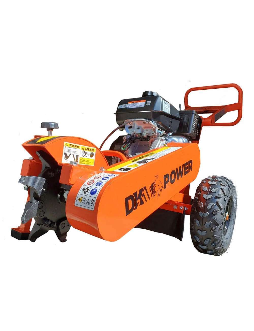 12 in. 14 HP Gas Powered Certified Commercial Stump Grinder with 9 High Speed HPDC Machined Carbide Cutters
