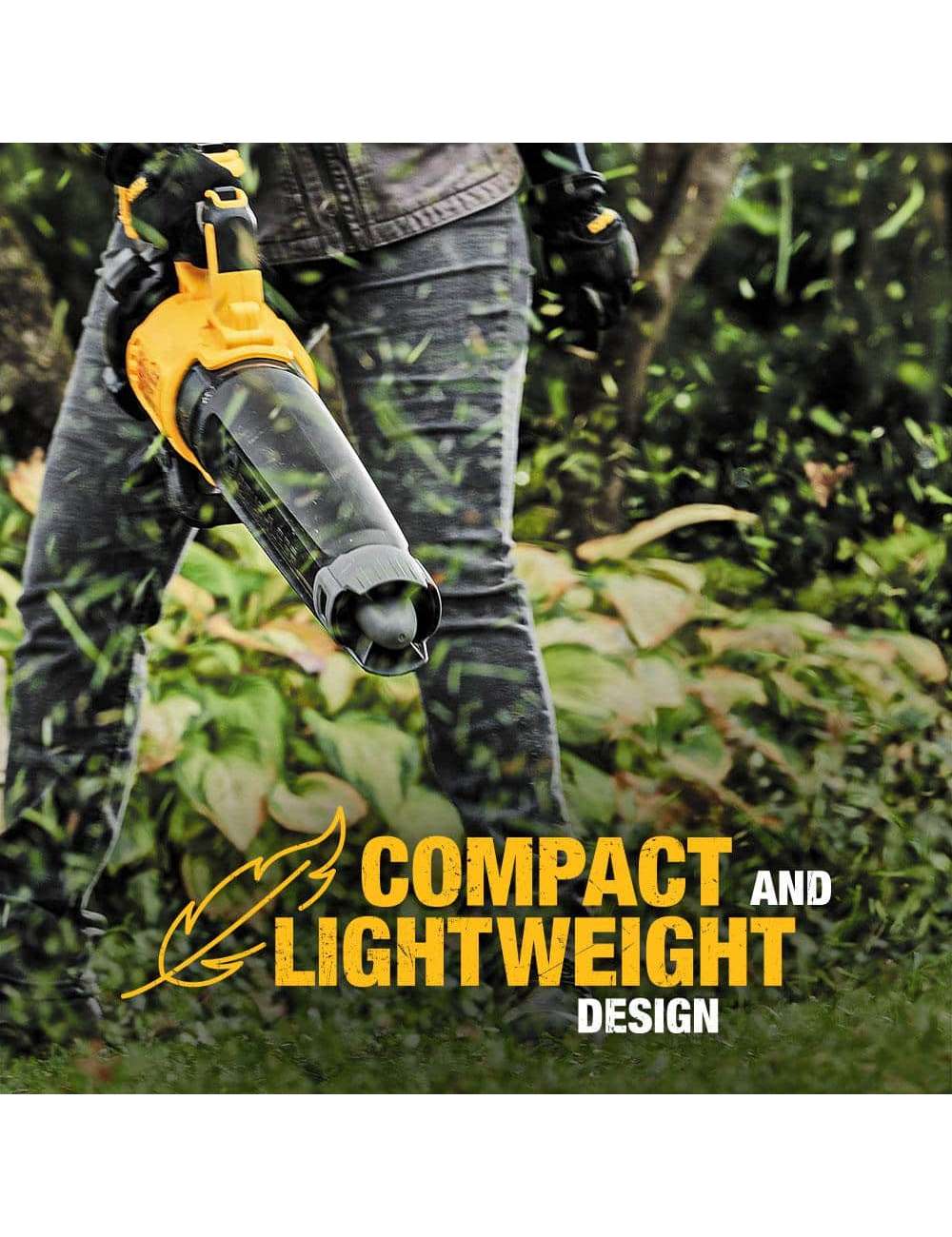 20V MAX 125 MPH 450 CFM Cordless Brushless Battery Powered Handheld Leaf Blower (Tool Only)