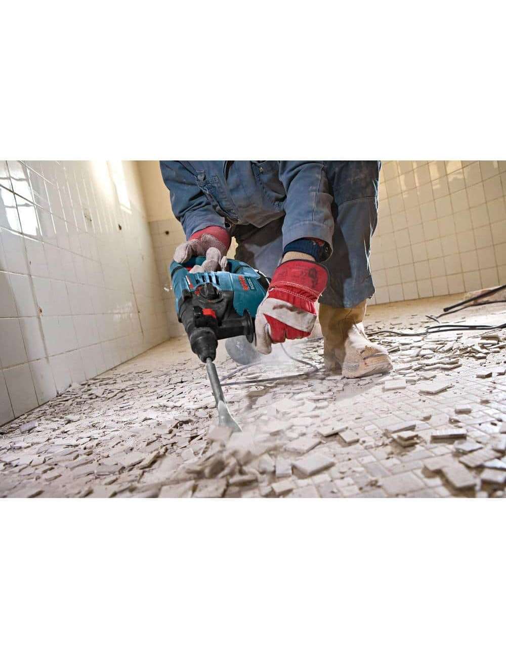 8 Amp 1-1/8 in. Corded Variable Speed SDS-Plus Concrete/Masonry Rotary Hammer Drill with Depth Gauge and Carrying Case