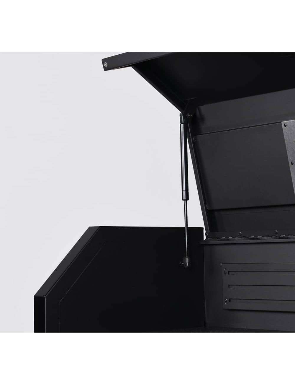 Heavy-Duty 52 in. 15-Drawer Matte Black Tool Chest Combo