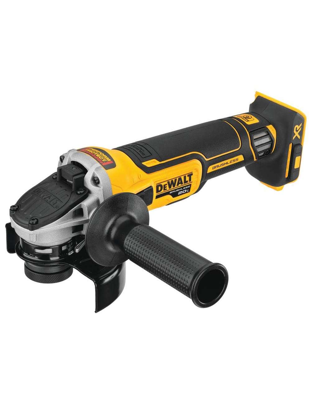 20V MAX XR Cordless Brushless 4.5 in. Slide Switch Small Angle Grinder with Kickback Brake (Tool Only)