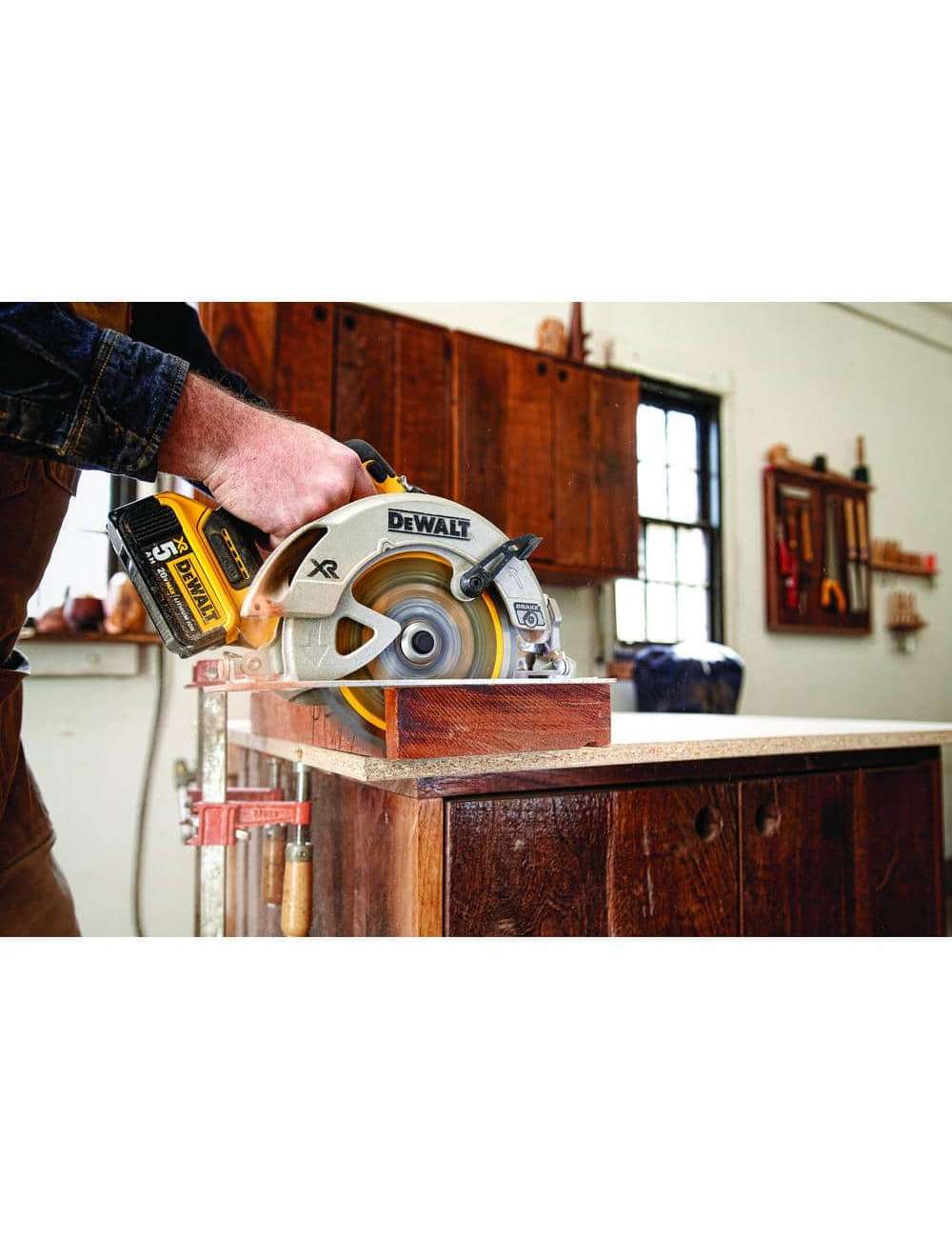 20-Volt MAX XR Lithium-Ion 21° Cordless Framing Nailer Kit and Brushless 7-1/4 in. Circular Saw (Tool Only)