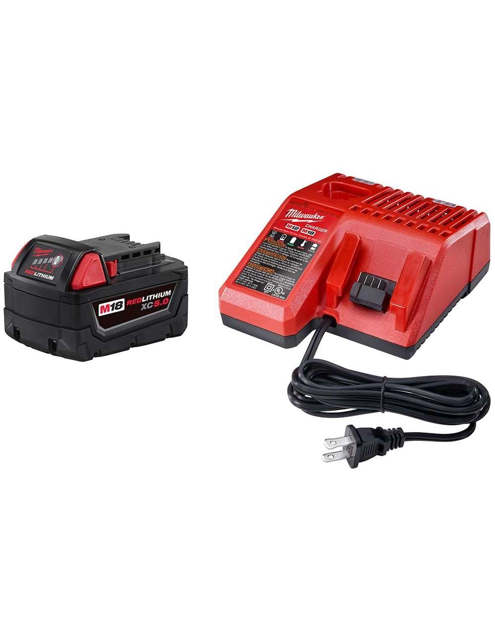 M18 18-Volt Lithium-Ion XC Starter Kit with One 5.0Ah Battery and Charger