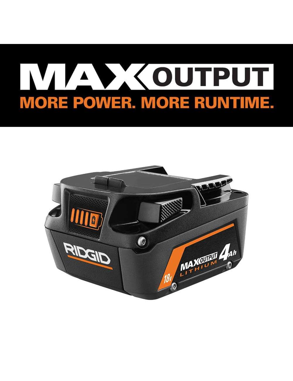 18V 4.0 Ah MAX Output Lithium-Ion Battery