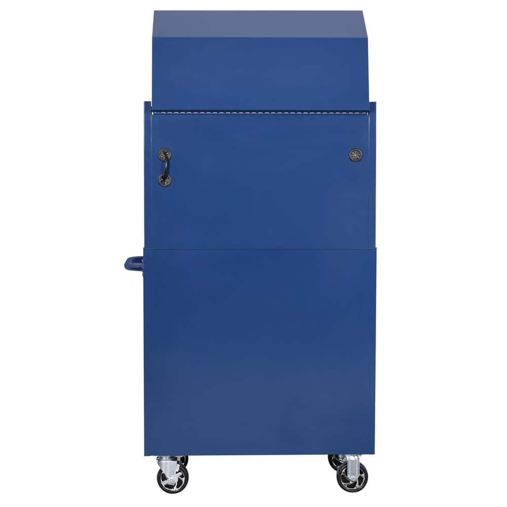 36 in. 12 Drawer Blue Tool Chest Combo