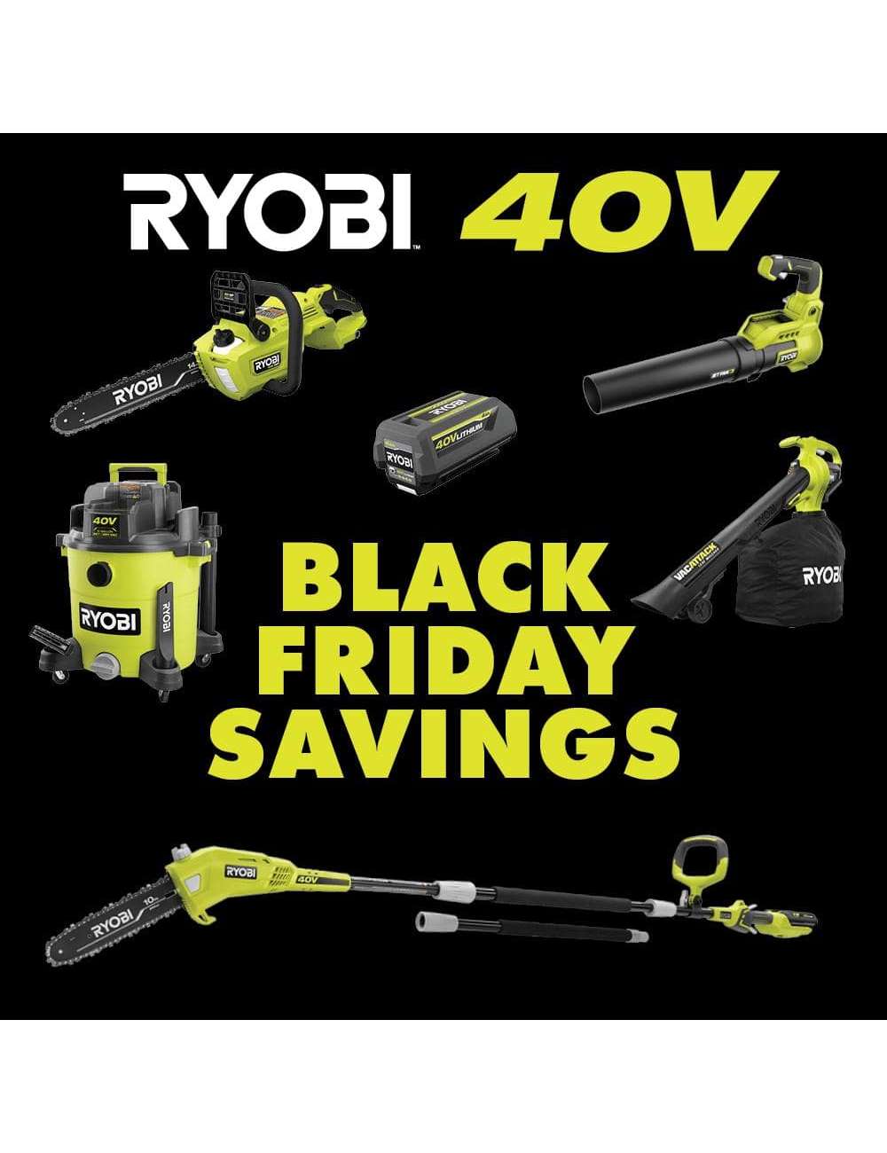 40V 10 Gal. Cordless Wet/Dry Vacuum (Tool Only)