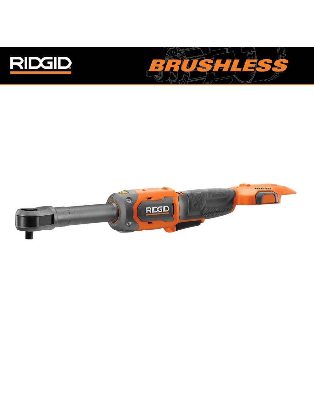 18V Brushless Cordless 3/8 in. Extended Reach Ratchet (Tool Only)
